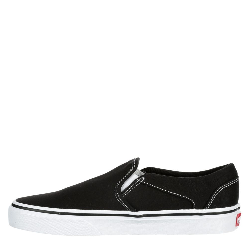 White slip on 2024 vans rack room