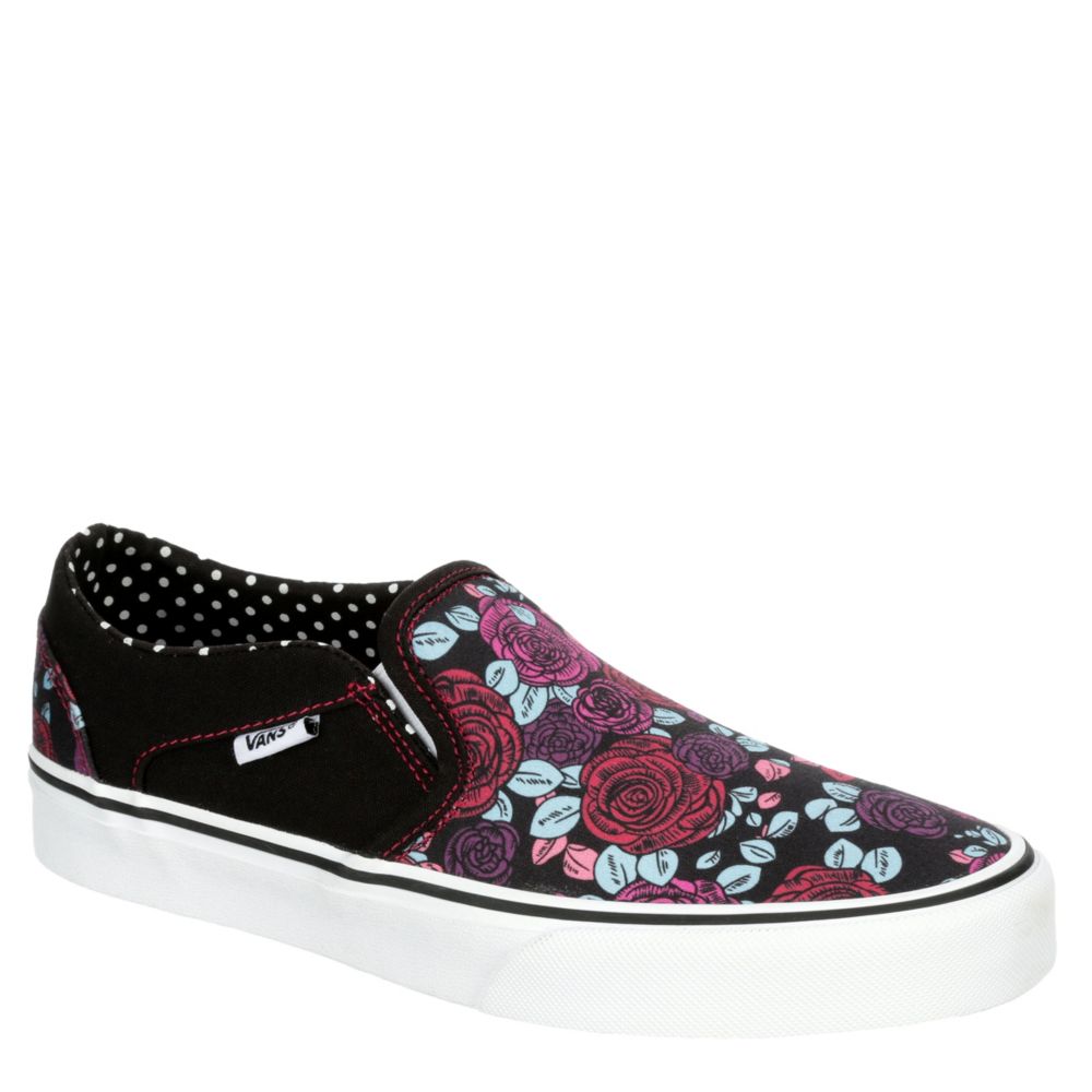 vans womens asher slip on