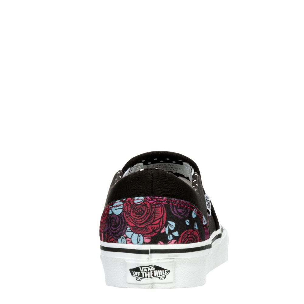 vans asher floral slip on