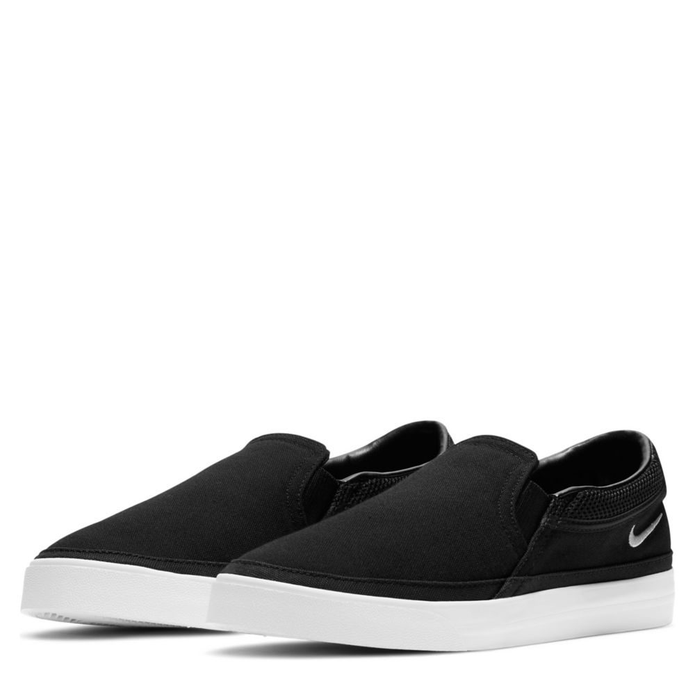 Onderbreking pindas Stoffig Black Nike Womens Court Legacy Slip On Sneaker | Slip-On Shoes | Rack Room  Shoes