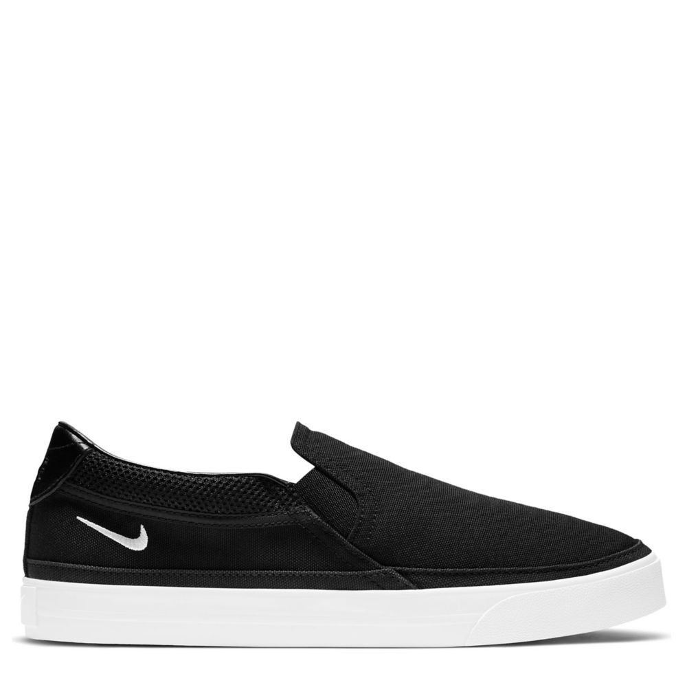 black nike slip on sneakers