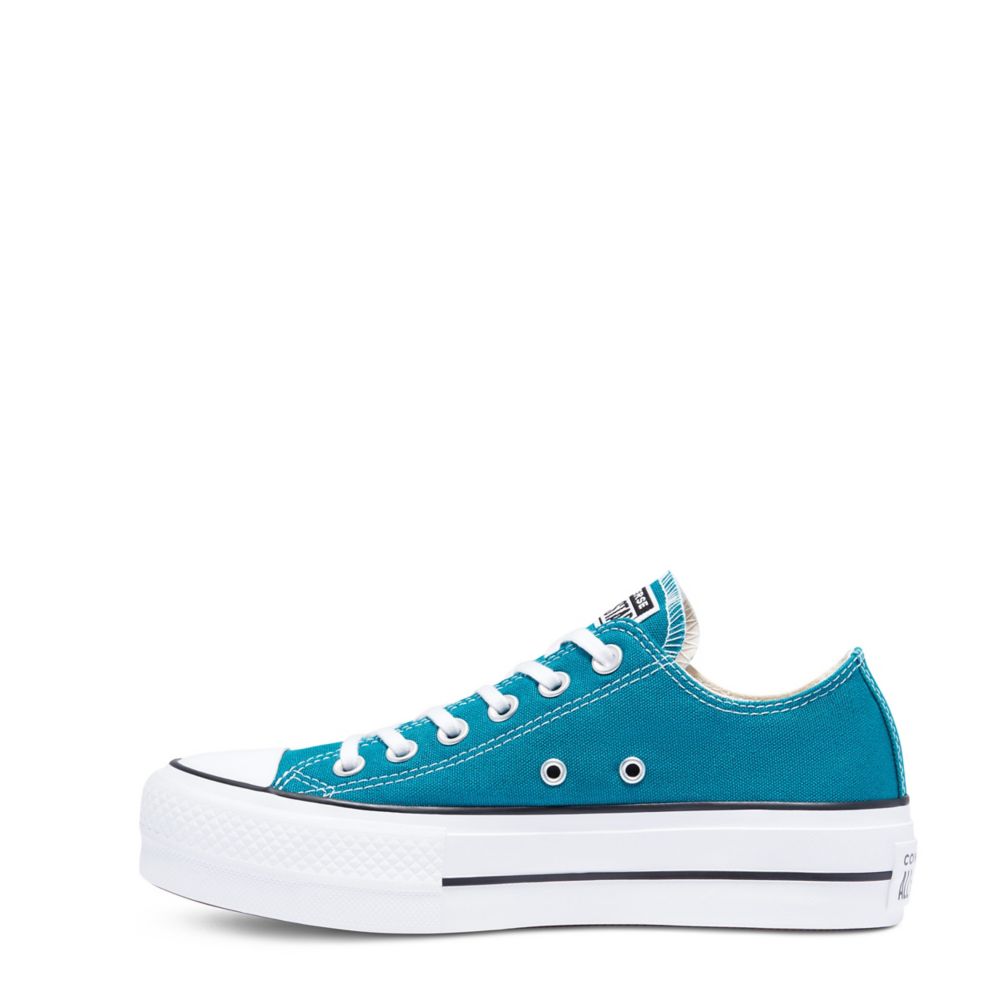 teal low top converse