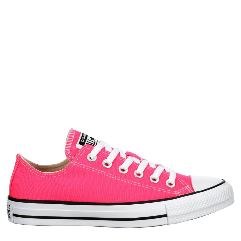 pink low top converse