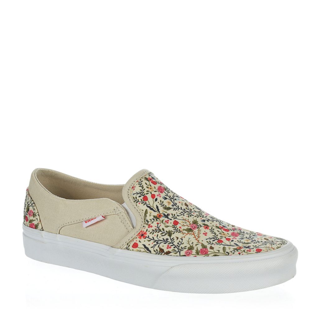 womens floral vans shoes