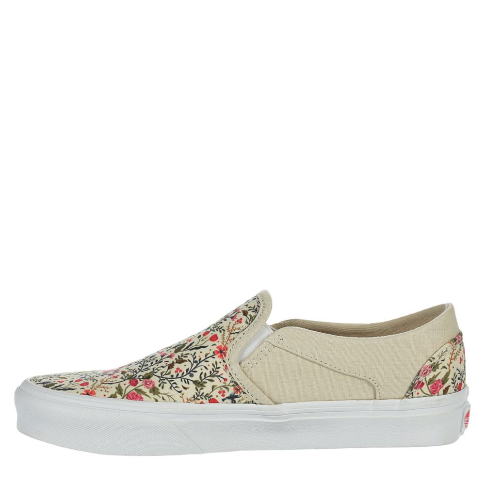 vans asher women's floral skate shoes