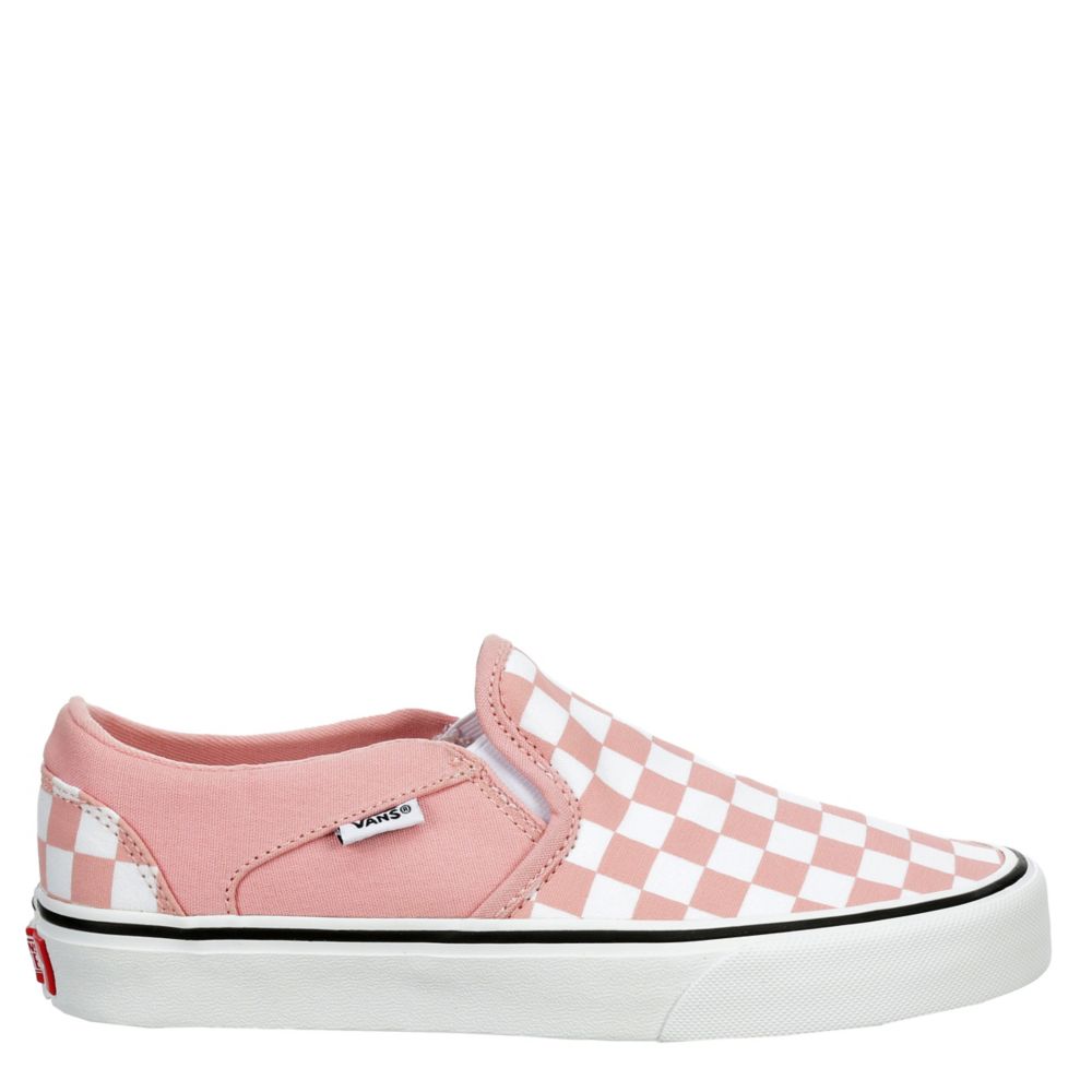 pink checkered vans size 3