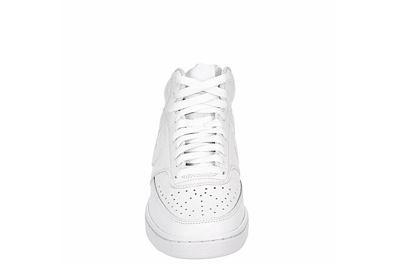 White Nike Womens Court Vision Mid Sneaker | Womens | Rack Room Shoes