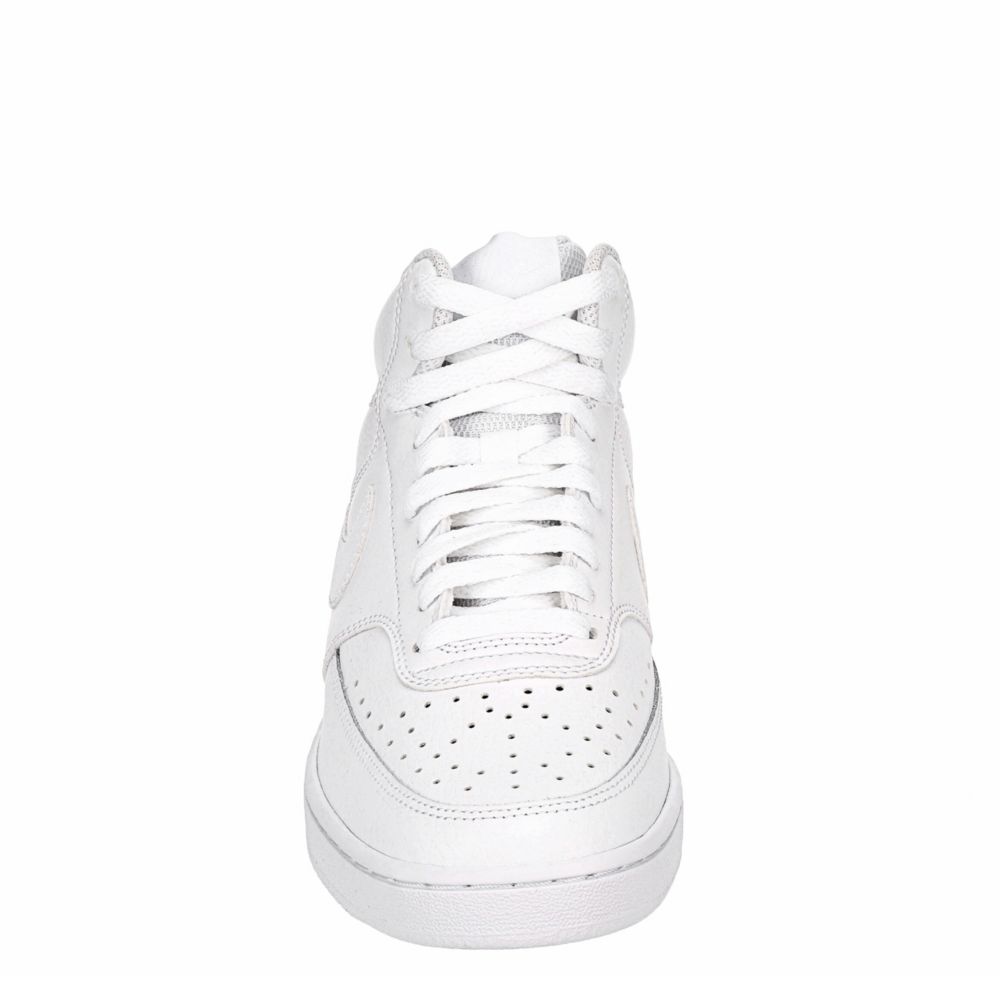 White Nike Womens Court Mid Sneaker | Womens | Rack Room Shoes