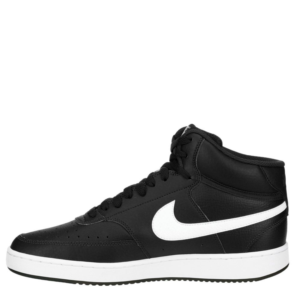 Black Nike Womens Court Vision Mid Sneaker Womens Rack Room Shoes