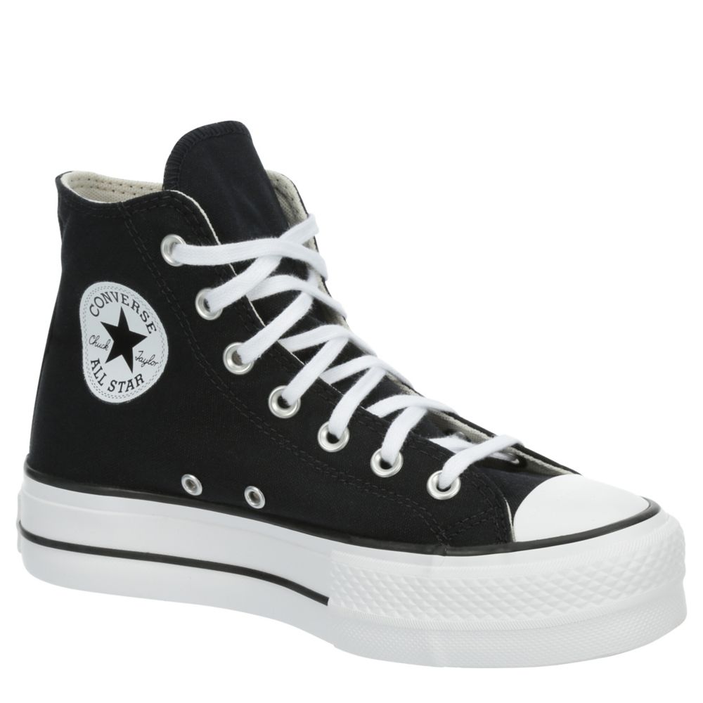 Stuwkracht Aanklager sarcoom Black Converse Womens Chuck Taylor All Star High Top Platform Sneaker |  Womens | Rack Room Shoes