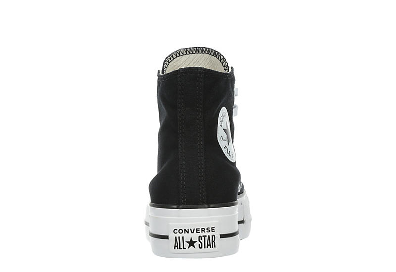 Black Converse Womens Chuck Taylor All Star High Top Platform Sneaker |  Womens | Rack Room Shoes