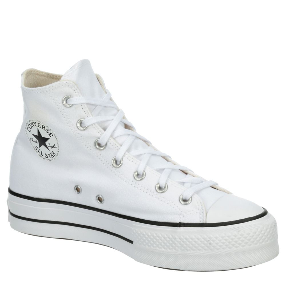 lancering Bergbeklimmer Normaal White Converse Womens Chuck Taylor All Star High Top Platform Sneaker |  Womens | Rack Room Shoes