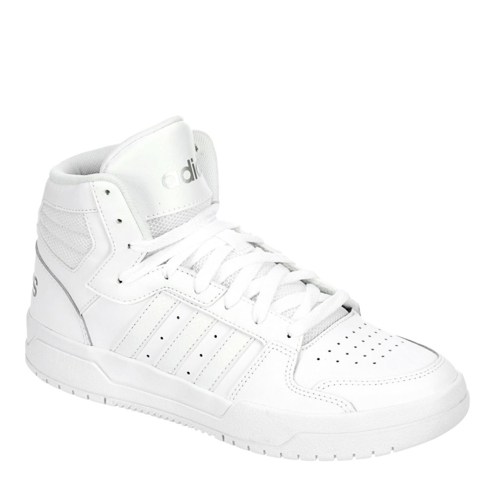 adidas high top white shoes