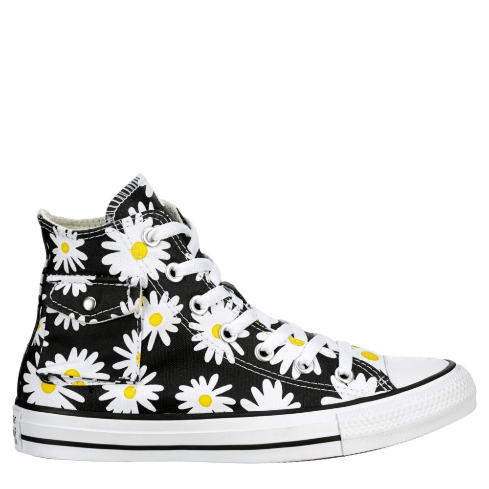 checkered high top converse