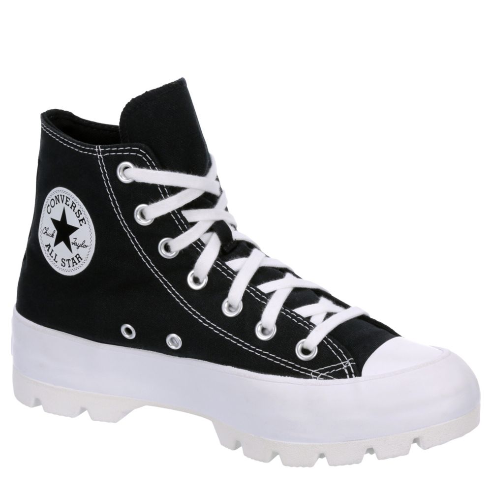 Black Womens Chuck Taylor All Star Lugged High Sneaker | Womens Rack Shoes
