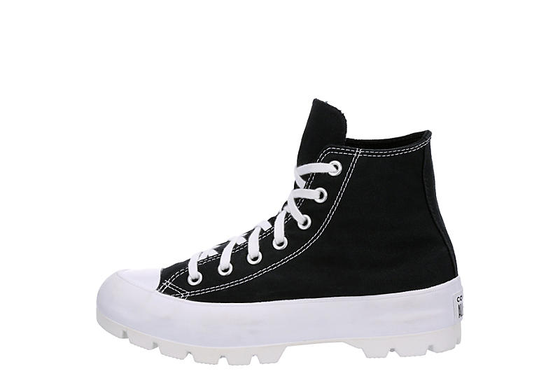 Black Converse Womens Chuck Taylor All Star Lugged High Top Sneaker |  Womens | Rack Room Shoes