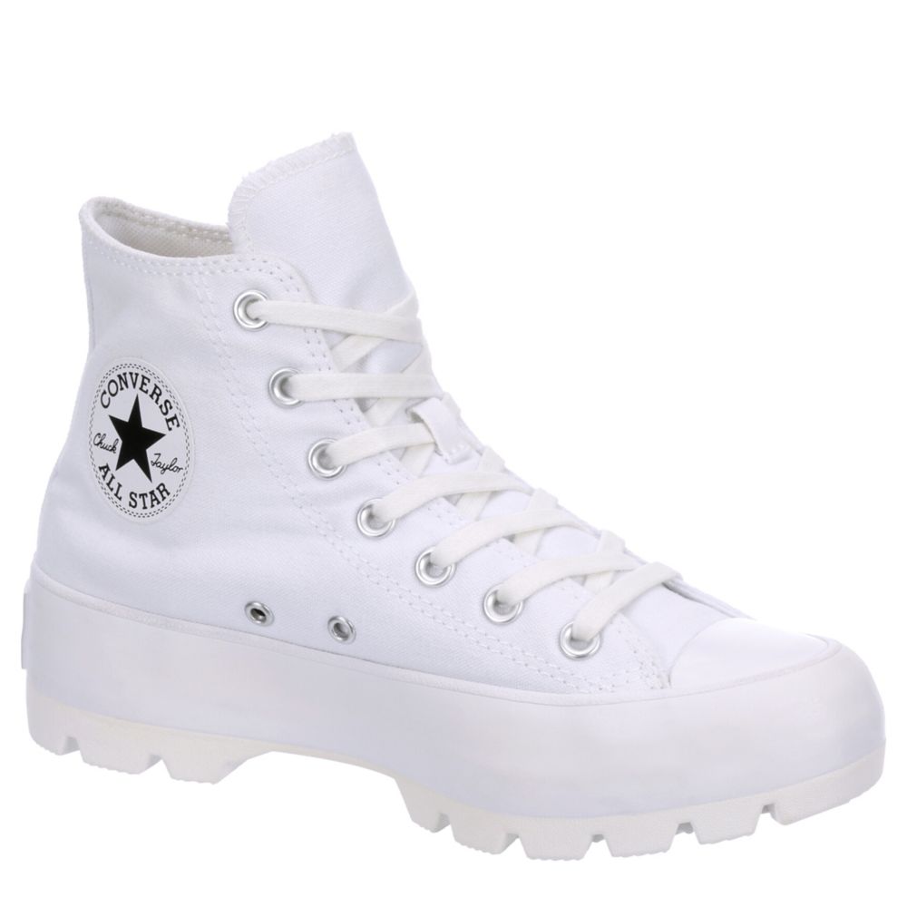 White Converse Womens Chuck All Star Lugged High Top Sneaker Athletic | Rack Room