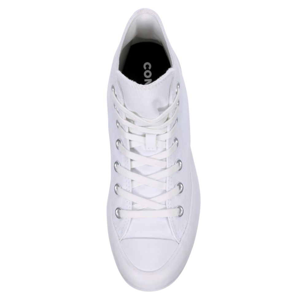 high top white platform converse