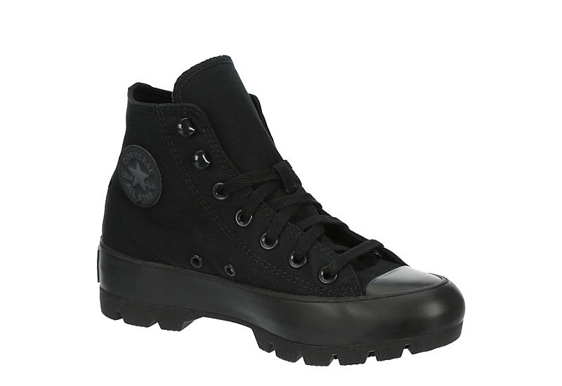 Black Converse Womens Chuck Taylor All Star Lugged High Top Sneaker |  Womens | Rack Room Shoes