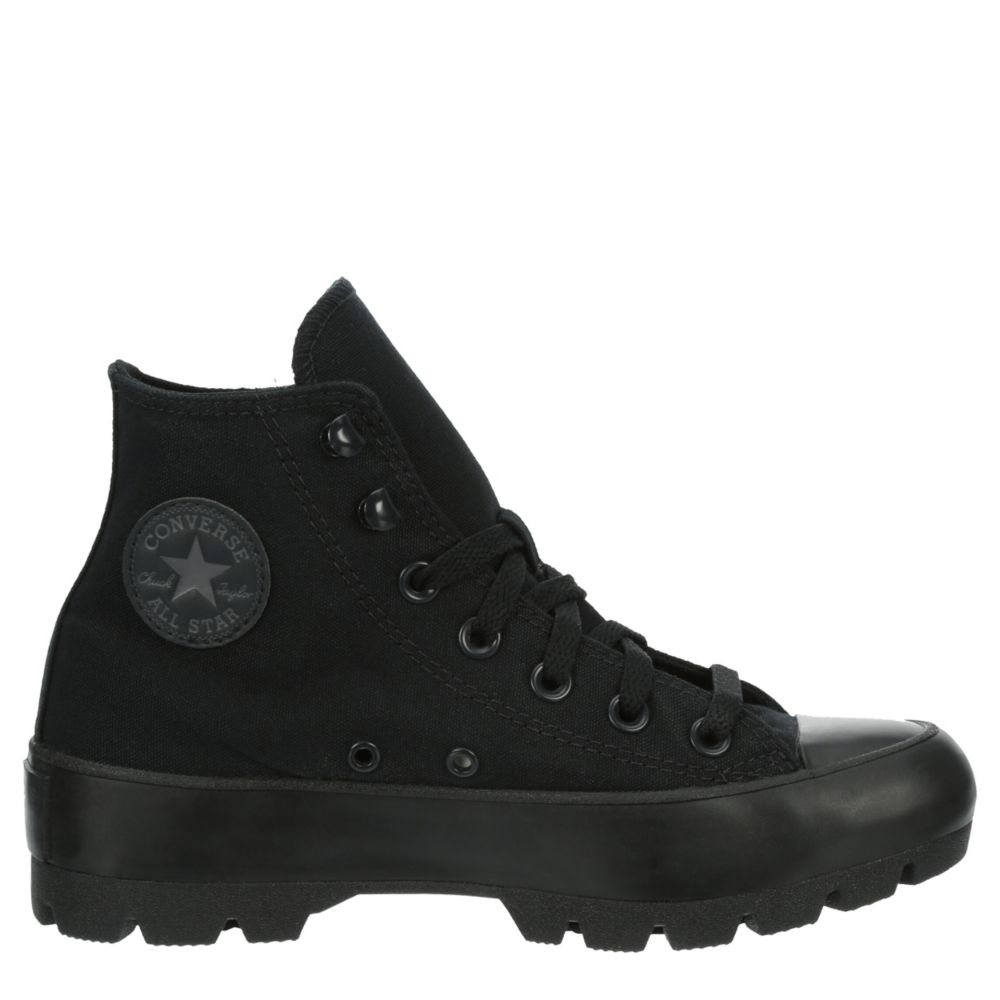 ilt Anden klasse Ejeren Black Converse Womens Chuck Taylor All Star Lugged High Top Sneaker | Womens  | Rack Room Shoes