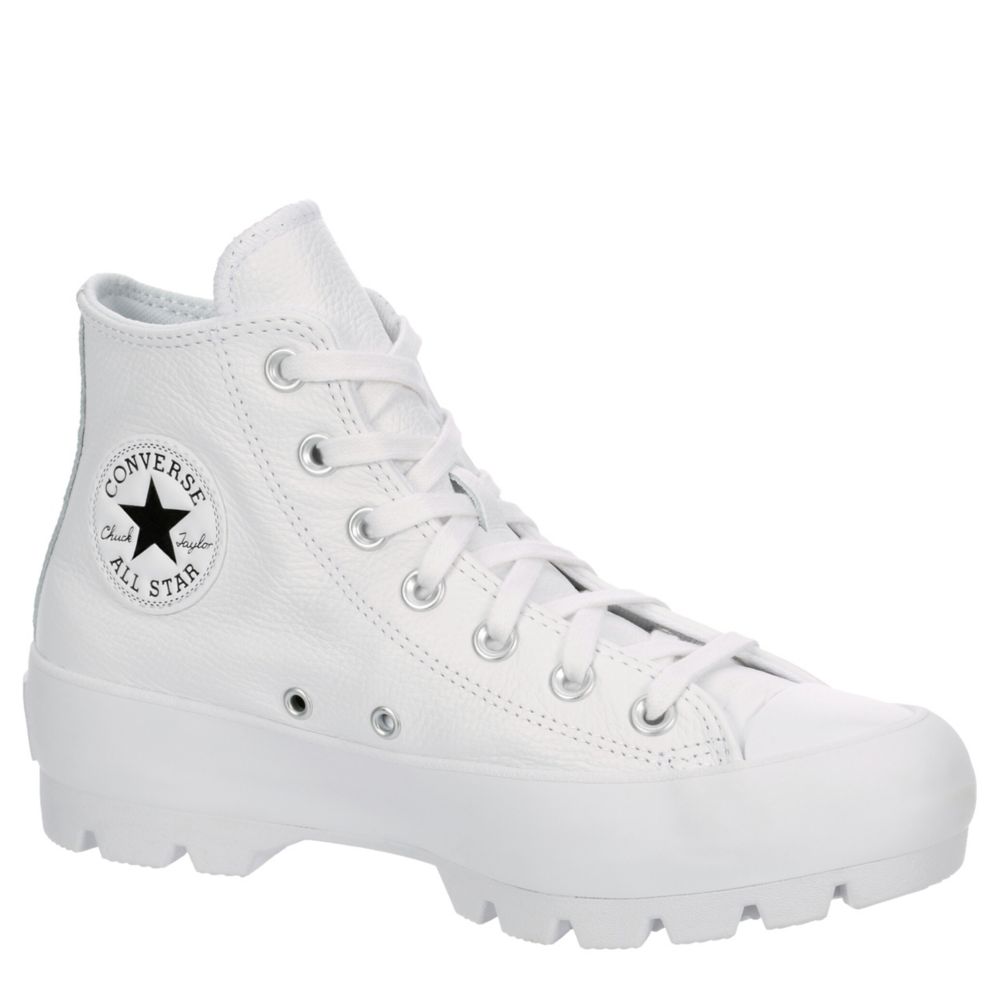 lugged white converse