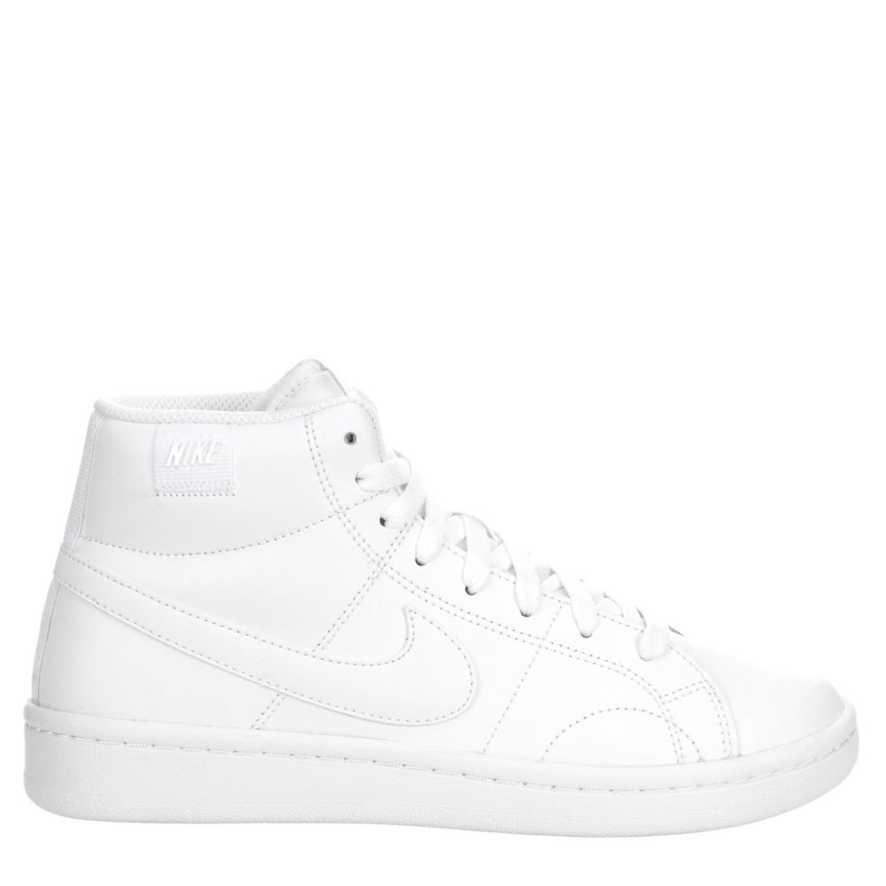 all white nike high tops womens