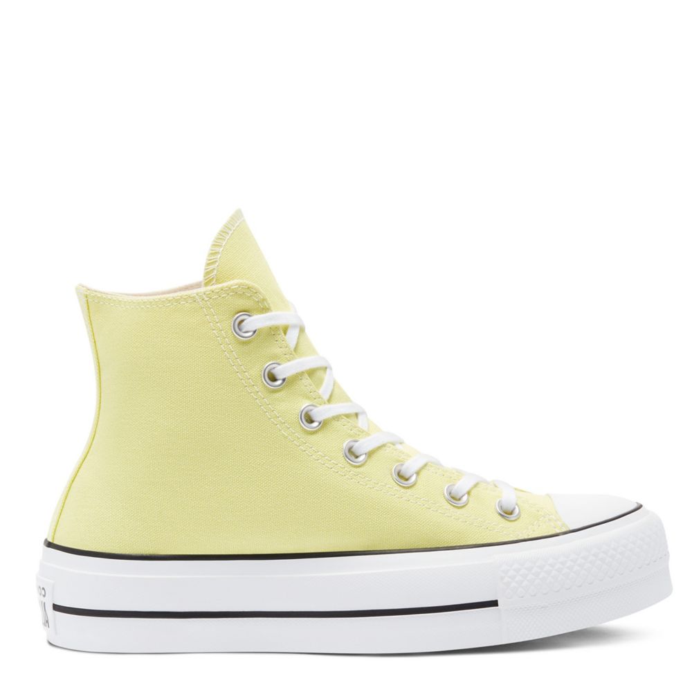 yellow converse platform