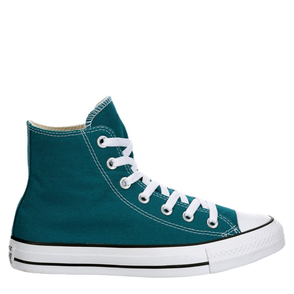 teal chucks high tops