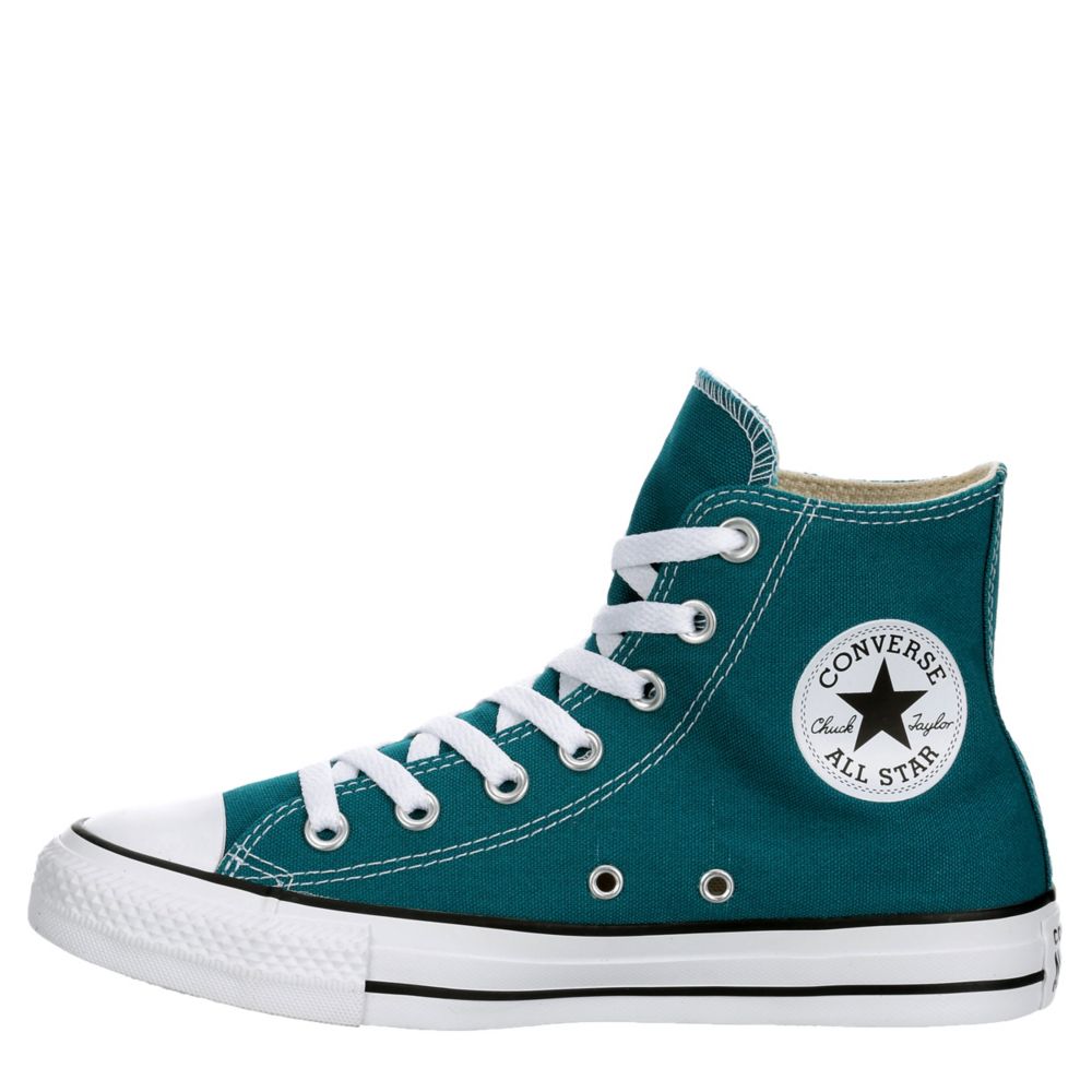 teal chucks high tops