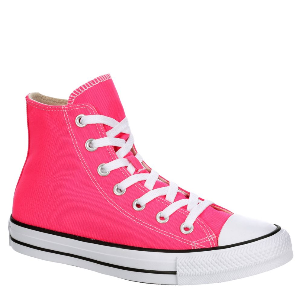 ufuldstændig hensigt tvilling Bright Pink Converse Unisex Chuck Taylor All Star High Top Sneaker |  Athletic | Rack Room Shoes