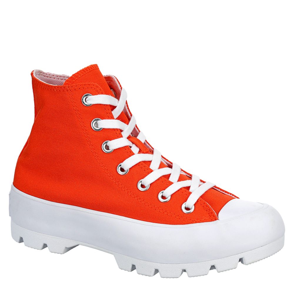 Red Womens Chuck Taylor All Star Lugged High Top Sneaker | Athletic | Shoes