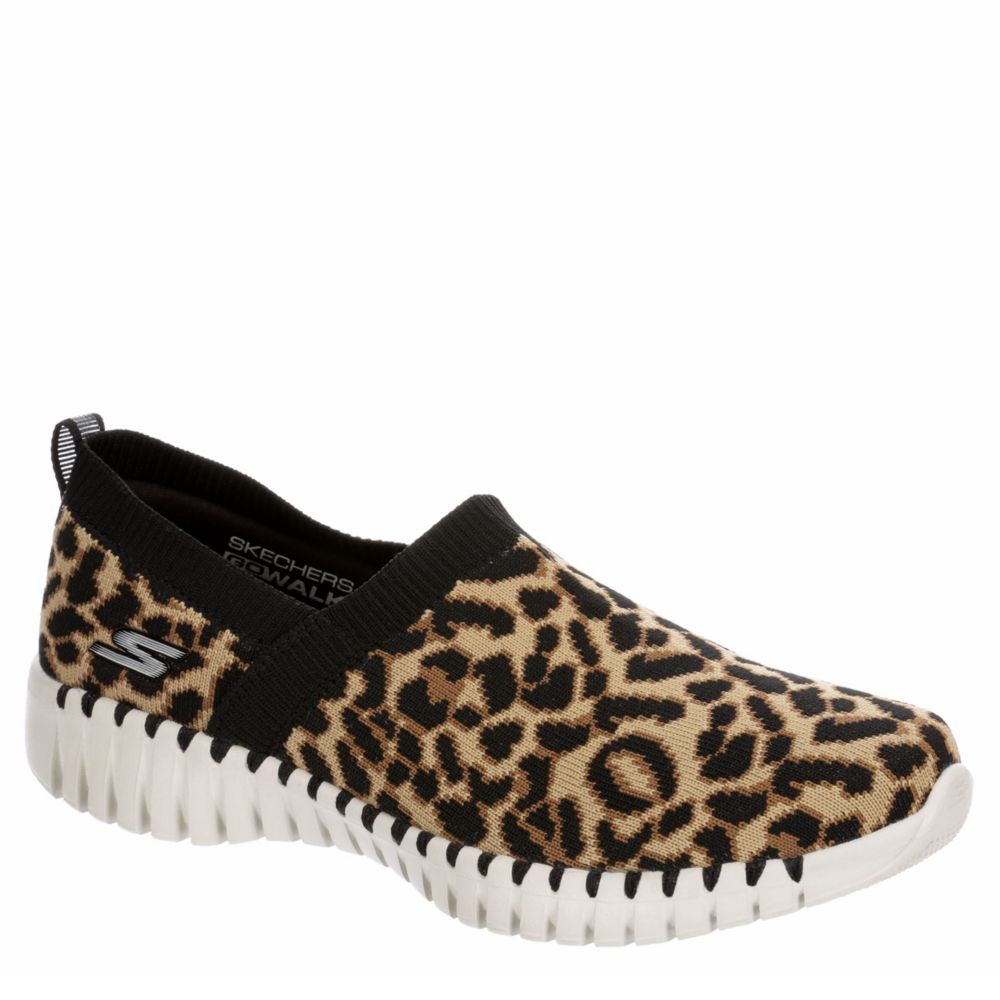 skechers go run leopard