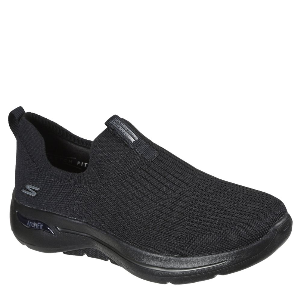 Alarmerend Terug, terug, terug deel Jachtluipaard Black Skechers Womens Arch Fit Slip On Sneaker | Womens | Rack Room Shoes