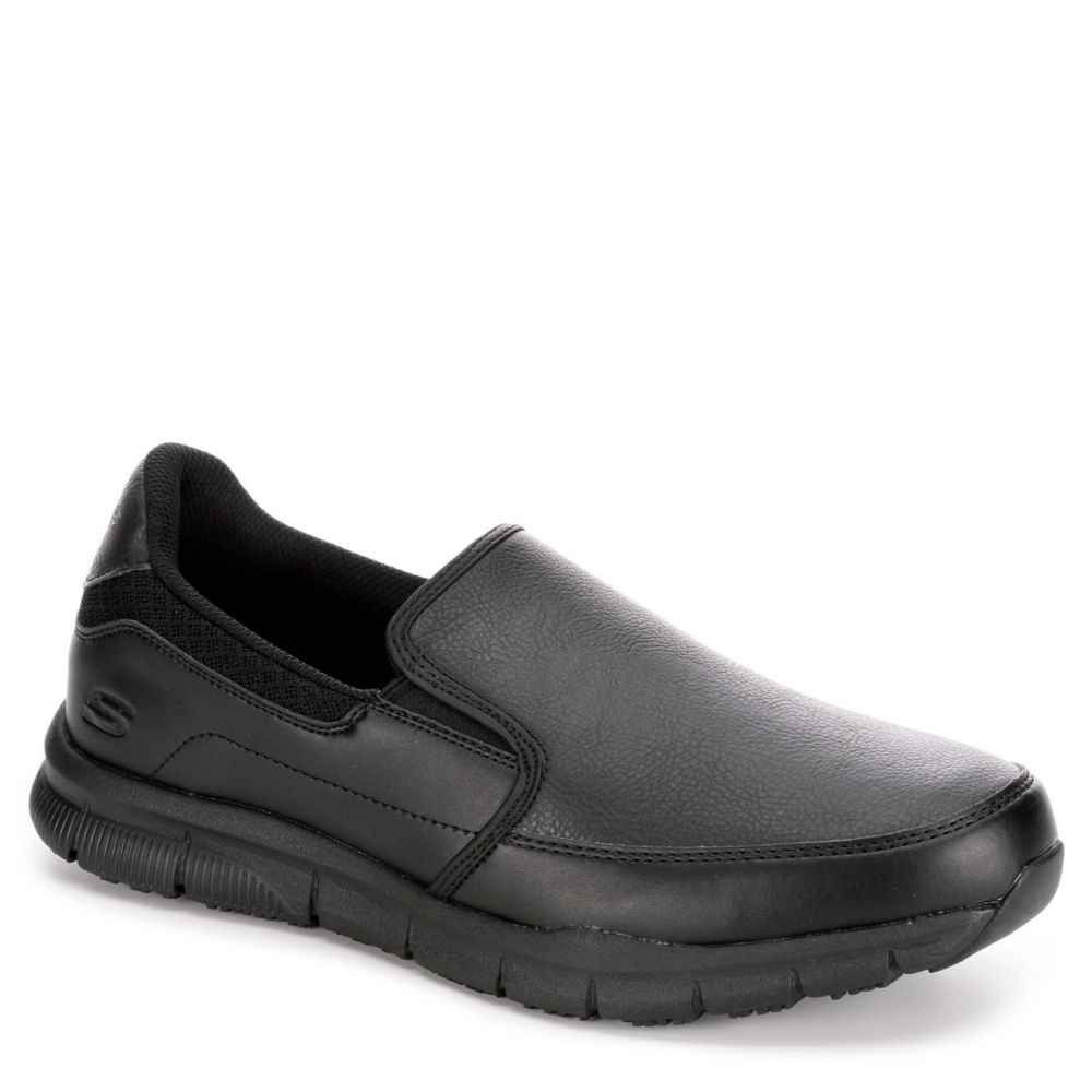 Men's Slip-Resistant Work Shoes