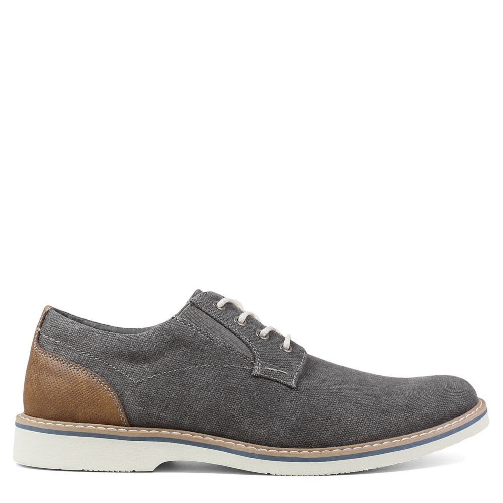 Dark Grey Mens Barklay Canvas Oxford | Nunn Bush | Rack Room Shoes