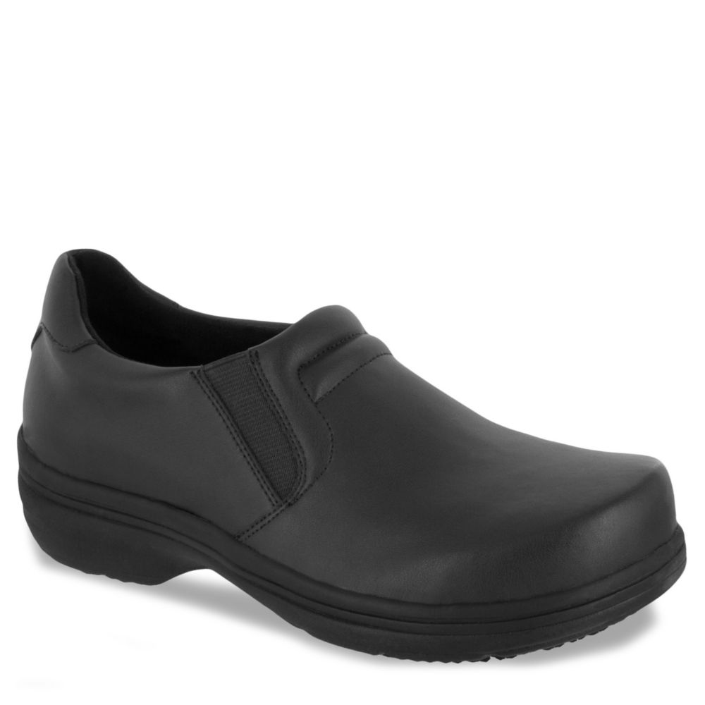 BLACK Easy Works Womens Bind Slip Resistant Work Shoe