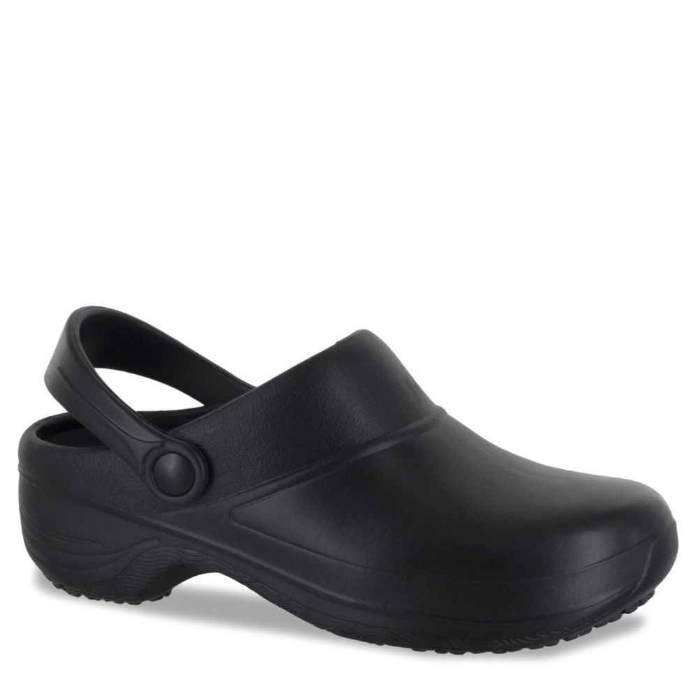 Womens black best sale work clogs