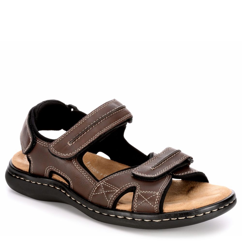 Dockers Mens Provence Brown or Olive Green Sandals Sizes 90-32528 NIB NEW