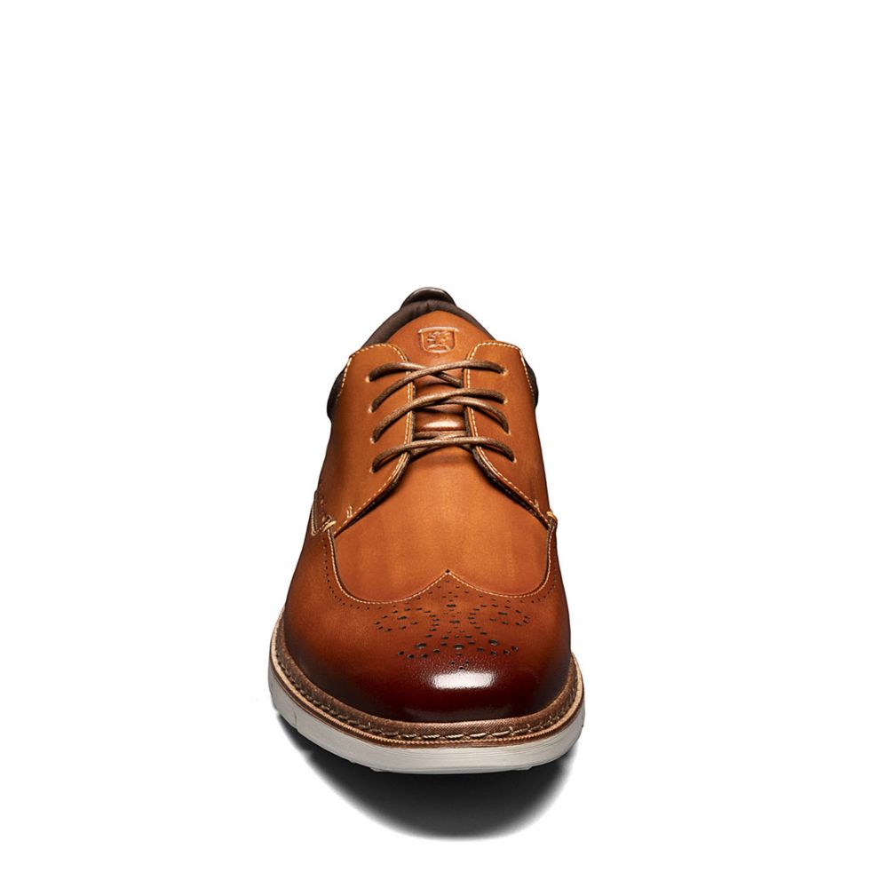 Cognac Stacy Adams Mens Synergy Wingtip Oxford Mens Rack Room Shoes