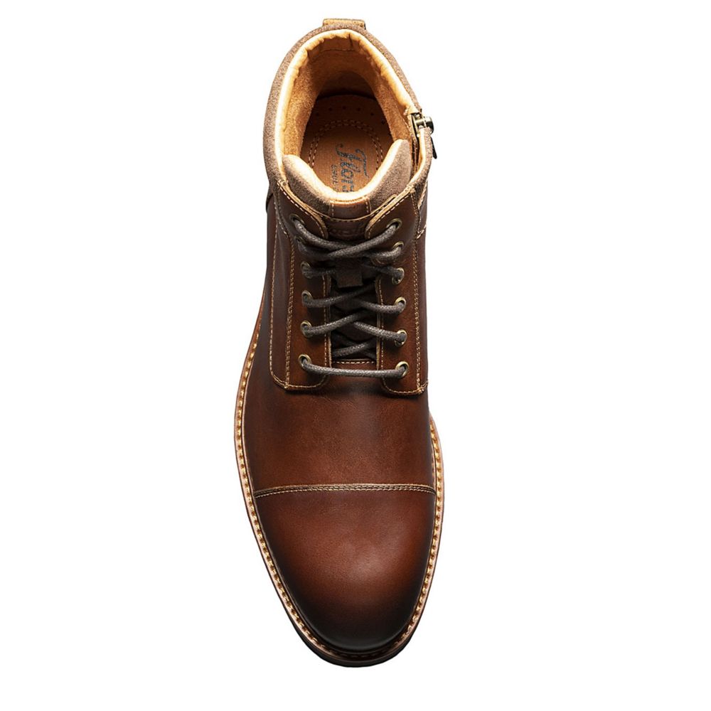 lodge cap toe lace up boot