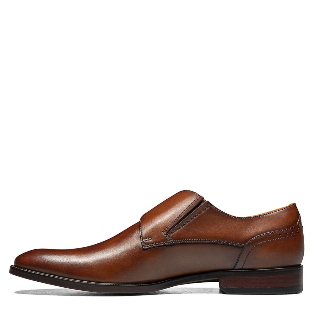 sorrento plain toe single monk strap