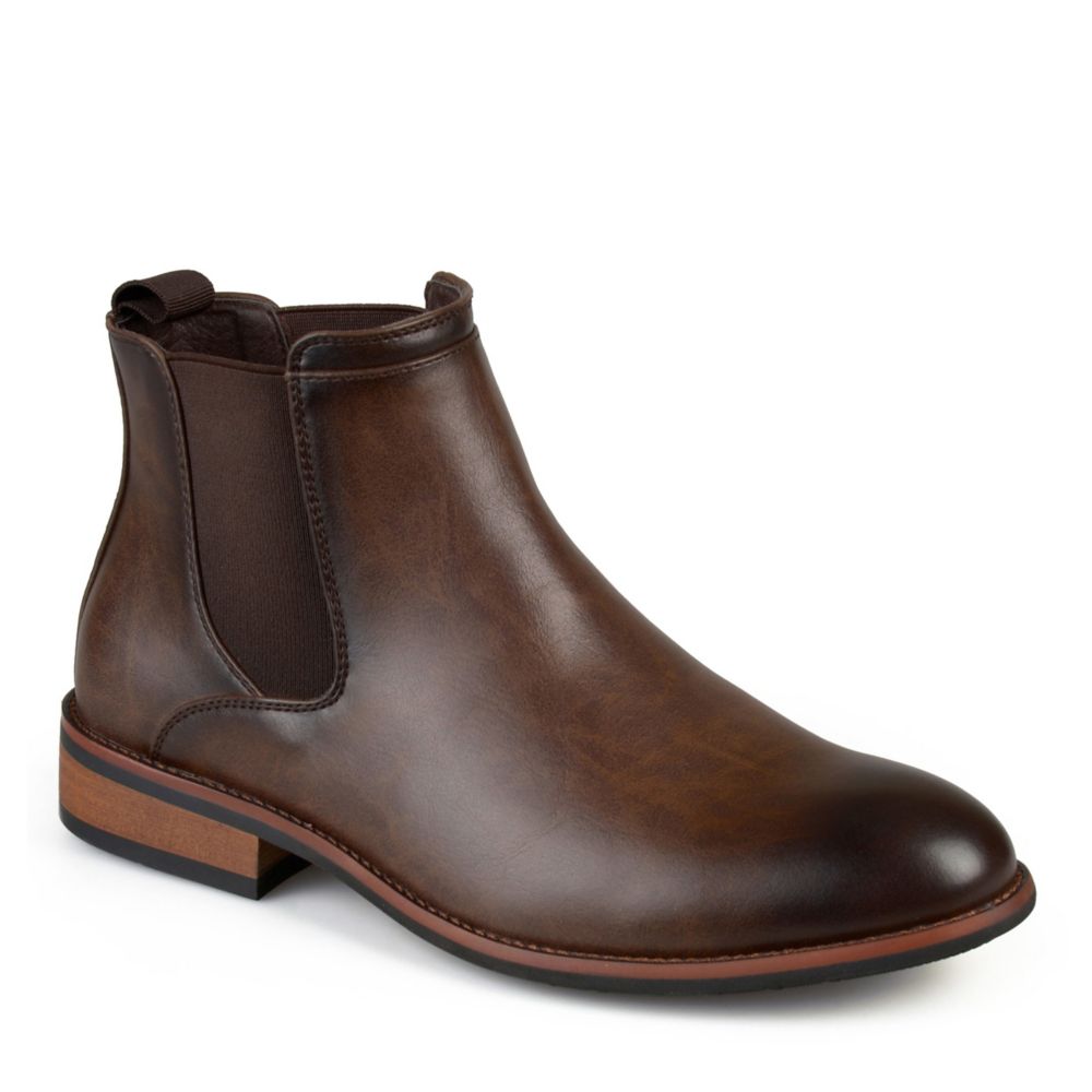 en anden Comorama Give Brown Vance Co Mens Landon Chelsea Boot | Mens | Rack Room Shoes