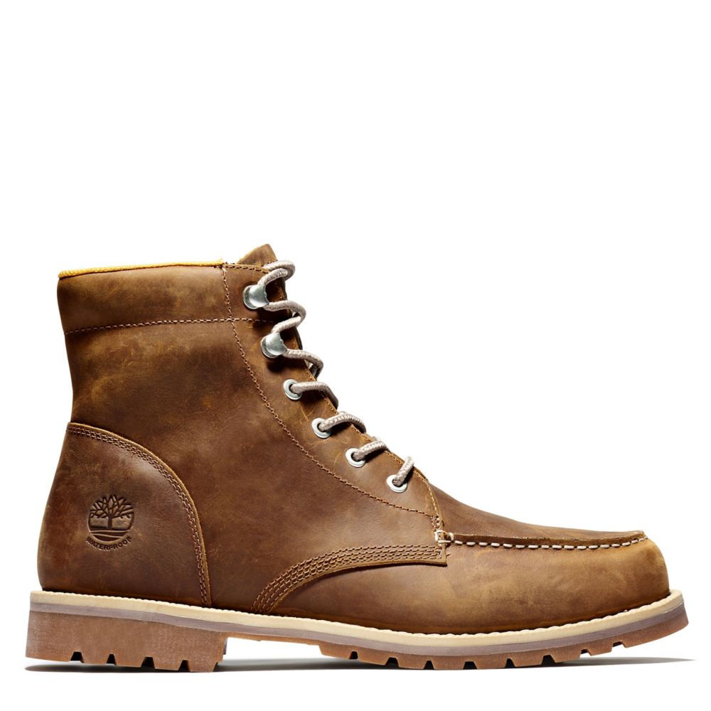 Rust Timberland Mens Redwood Falls Moc Lace-up Boot Boots | Room Shoes