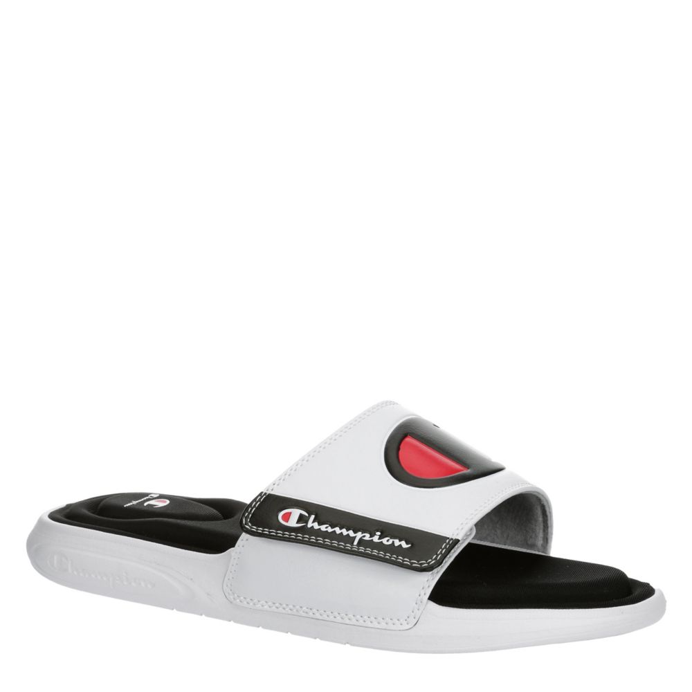champion white flip flops