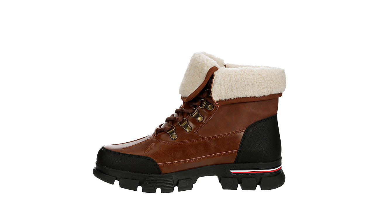 Tommy Hilfiger Trail Mid Ankle-High Leather Hiking Shoe 