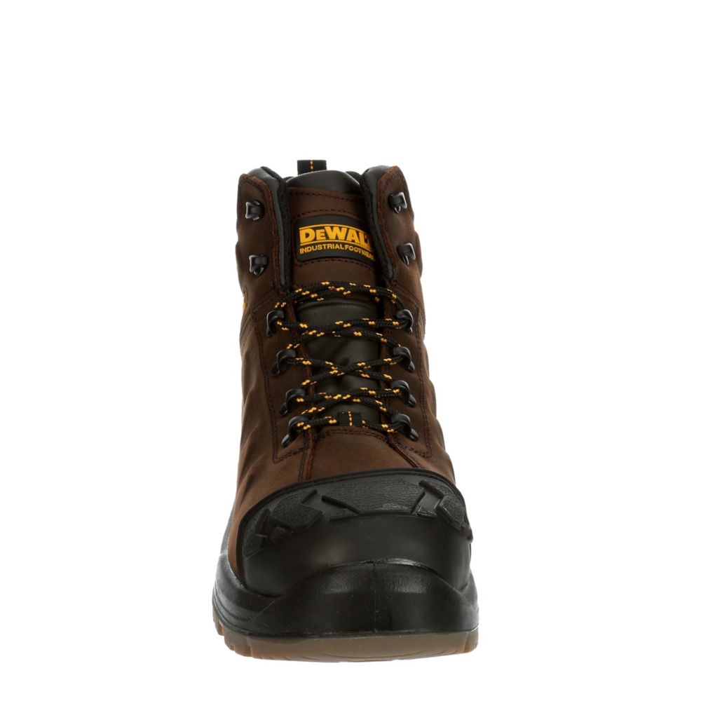 Brown Mens Hadley Steel Toe Work Boot Dewalt Rack Room Shoes