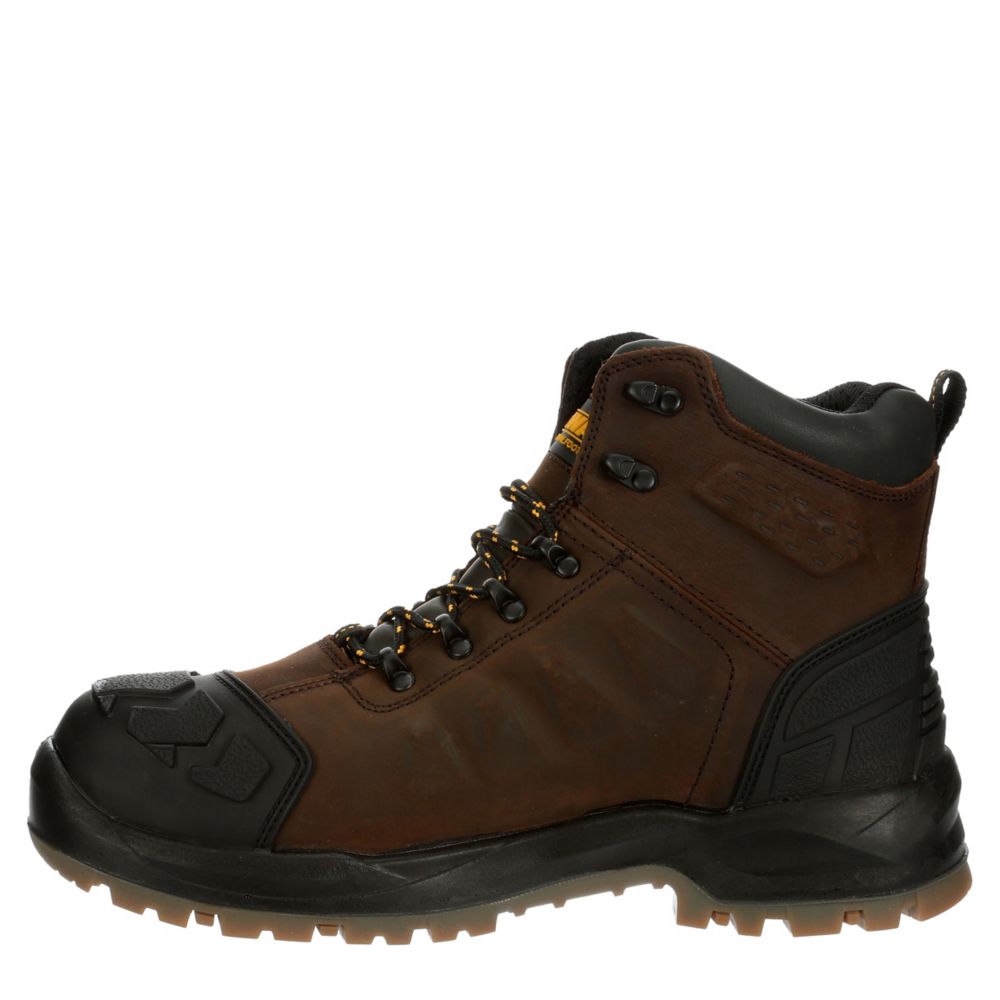 Brown Mens Hadley Steel Toe Work Boot Dewalt Rack Room Shoes