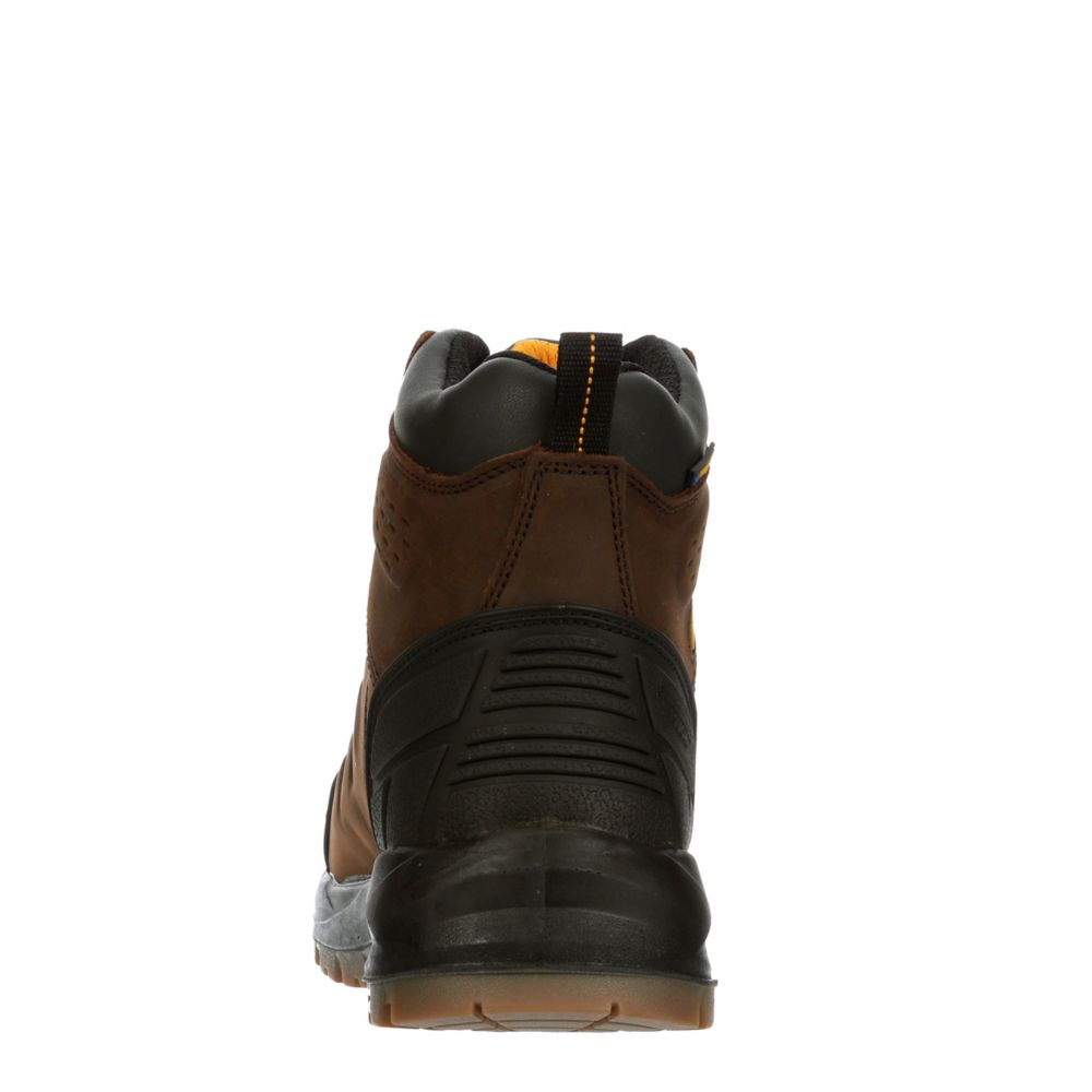 Brown Dewalt Mens Hadley Steel Toe Work Boot Rack Room Shoes