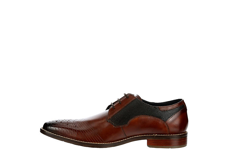 Details about   Stacy Adams Men's Savion Plain Toe Oxford Shoes Black Cognac 25177-969 