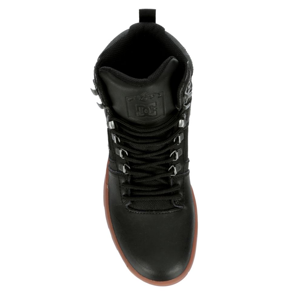 woodland black casual boots